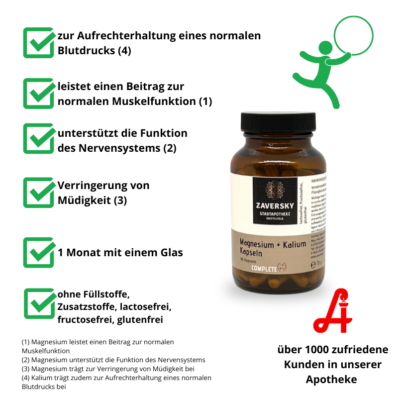 Magnesium+Kalium bei Apotheke Zaversky