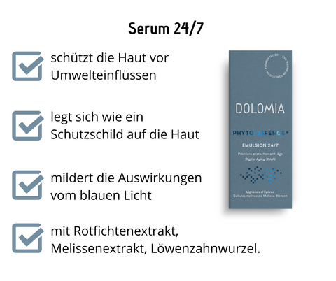 24/7 Serum Dolomia - schützt die Haut vor schädlichen Umwelteinflüssen