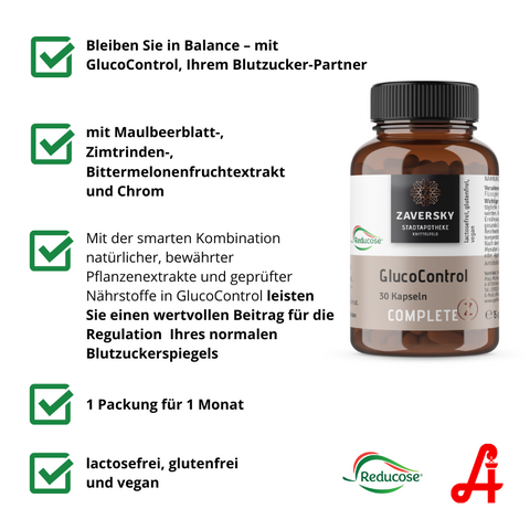 GlucoControl Kapseln - der Blutzucker-Komplex