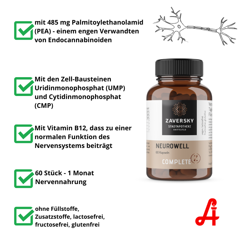 Neurowell Kapseln - der Nervenkomplex