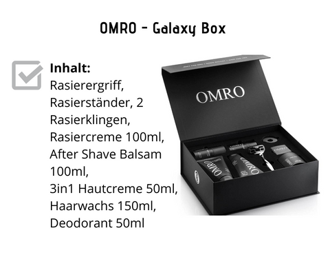 Galaxy Box - OMRO - Set für Styling, Rasur und Körperpflege
