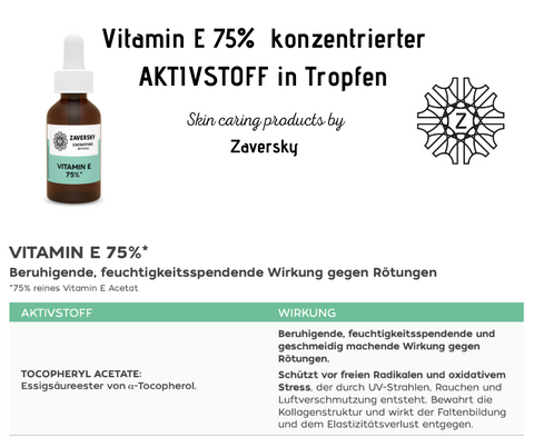 Vitamin E 75%  konzentrierter AKTIVSTOFF in Tropfen CareZ