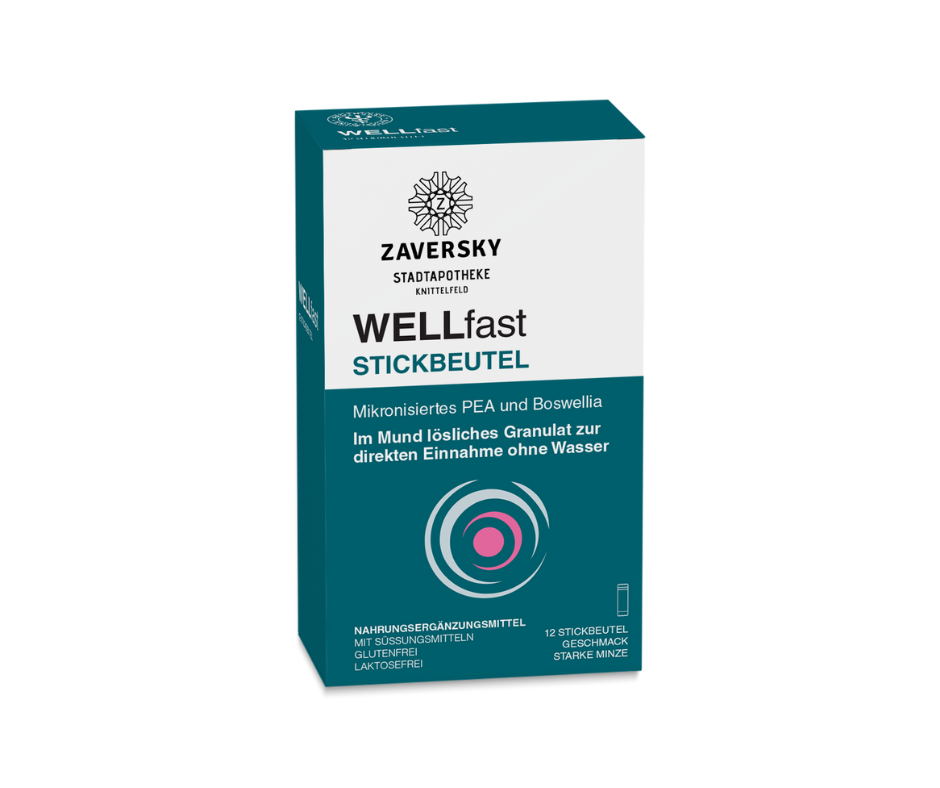 WELLfast Stickbeutel - mikronisiertes PEA und Boswellia bei Apotheke Zaversky