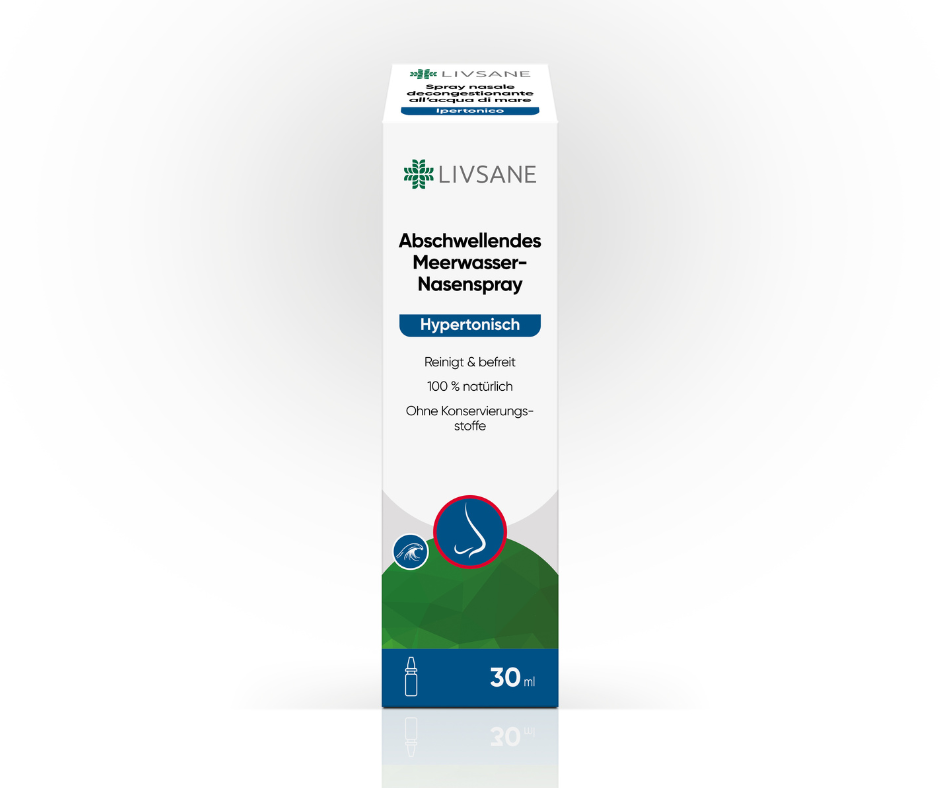 Abschwellender Meerwasser Nasenspray - hypertonisch - reinigt und befreit, 100% natürlich bei Apotheke Zaversky