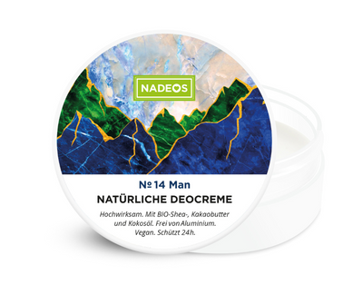 Natürliche Deocreme - NADEOS - Man Nummer 14 bei Apotheke Zaversky