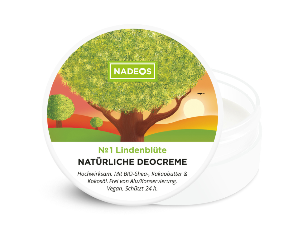 Natürliche Deocreme - NADEOS - Lindenblüte Nummer 1 bei Apotheke Zaversky