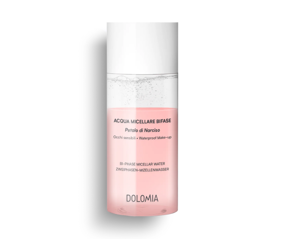 Zweiphasen Mizellenwasser - Reinigung von Gesicht, Lippen und Augen von Dolomia bei Apotheke Zaversky