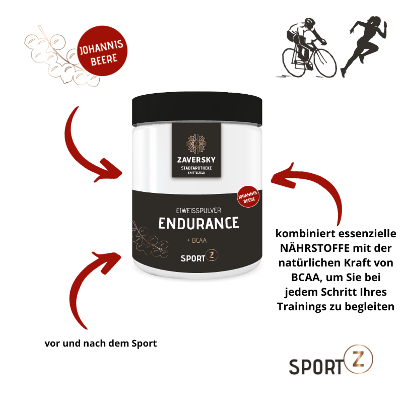 Endurance Sportgetränk mit BCAA - Johannisbeere - ihr Verbündeter beim Ausdauersport