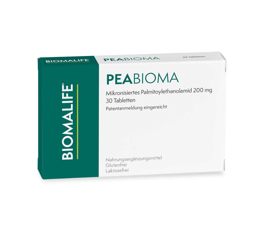 PEABIOMA - PEA Palmitoylethanolamid mit Vitamin B2 von BIOMALIFE