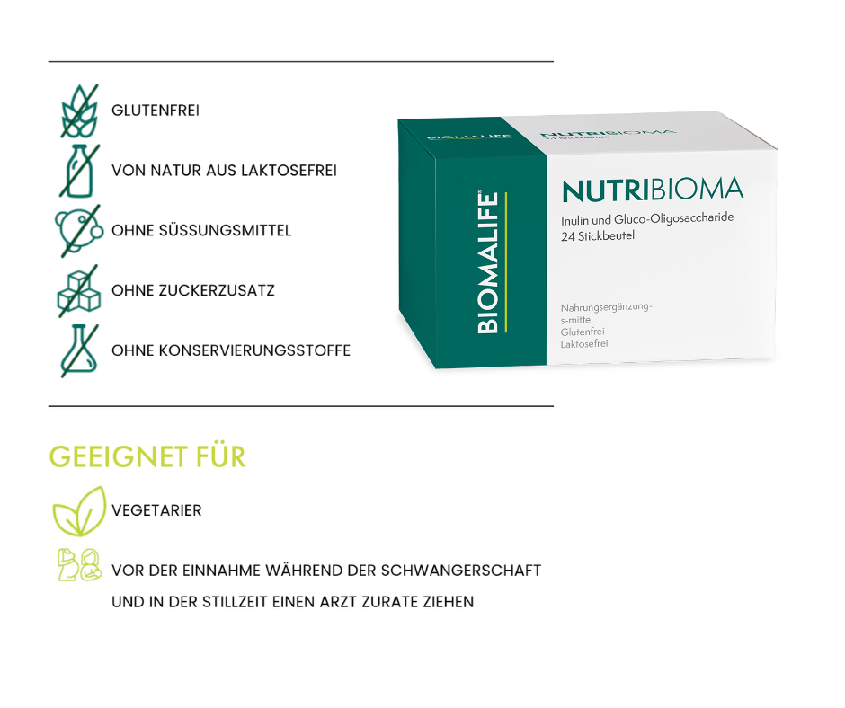 NUTRIBIOAMA - Inulin und Gluco-Oligosaccharide von Biomalife bei Apotheke Zaversky