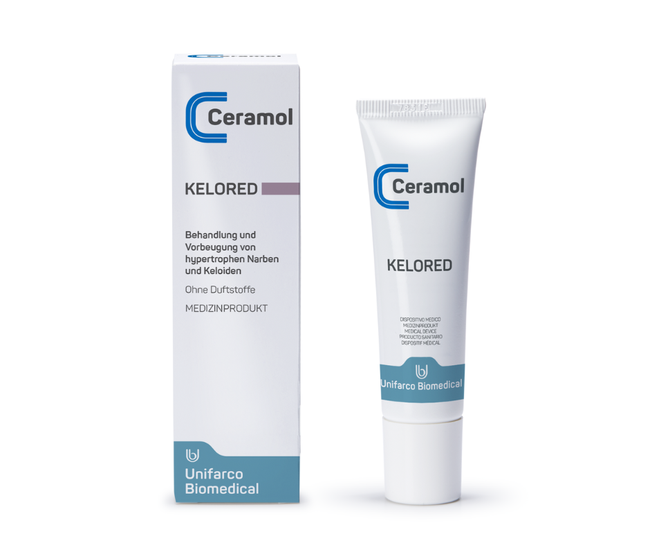 Kelored - Ceramol - Behandlung und Vorbeugung von Narben bei Apotheke Zaversky