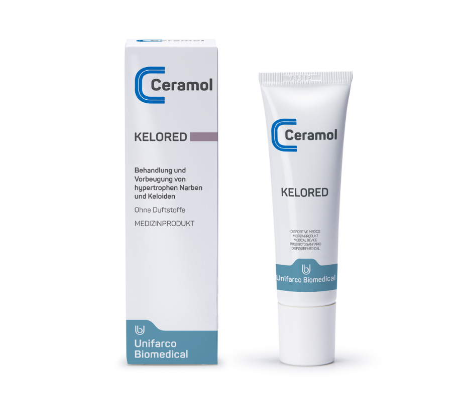 Kelored - Ceramol - Behandlung und Vorbeugung von Narben