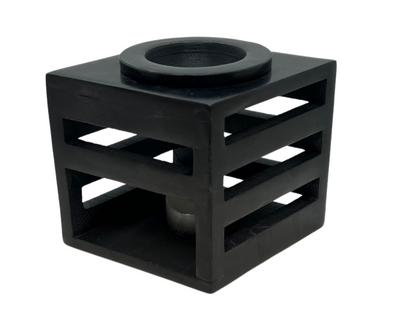 Brenner für ätherische Öle oder Weihrauch Speckstein schwarz bei Apotheke Zaversky