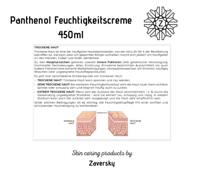 Panthenol Feuchtigkeitscreme - schützt und beruhigt, für sehr trockene Haut CareZ bei Apotheke Zaversky