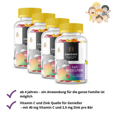 CeZi Meerestiere- Vitamin C + Zink Quelle für Genießer bei Apotheke Zaversky
