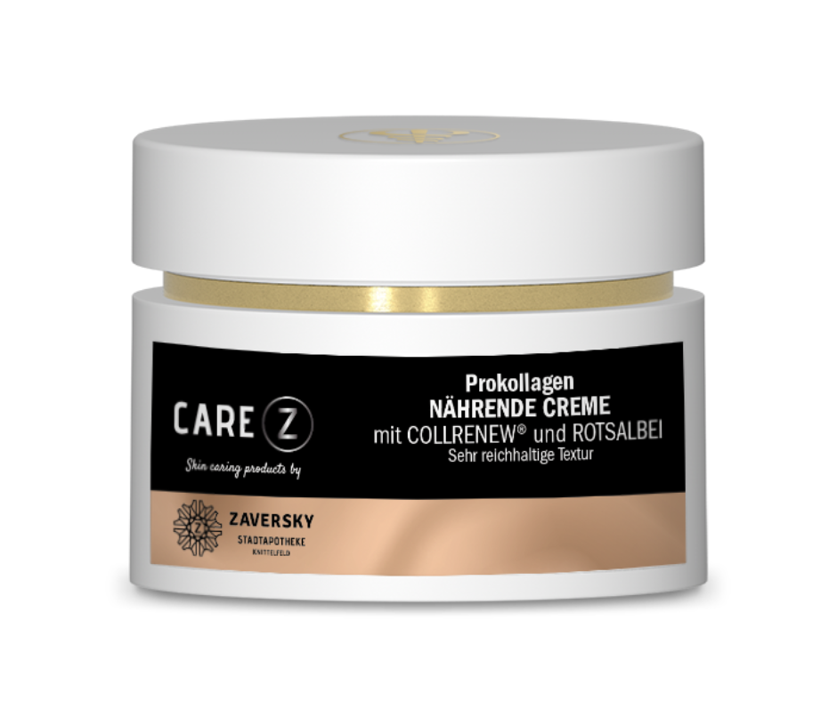 Prokollagen NÄHRENDE-CREME mit natürlichen Ölen sehr reichhaltige Textur CareZ bei Apotheke Zaversky
