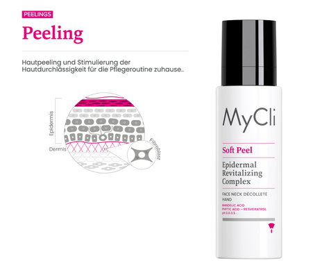 Soft Peel - Moduliertes Peeling - Gel für Gesicht, Körper von MyCli