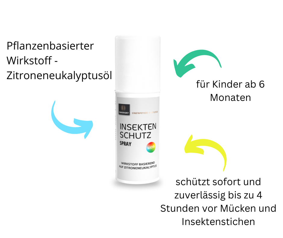 Insektenschutz Spray KIDS - mit Zitroneneukalyptusöl bei Apotheke Zaversky