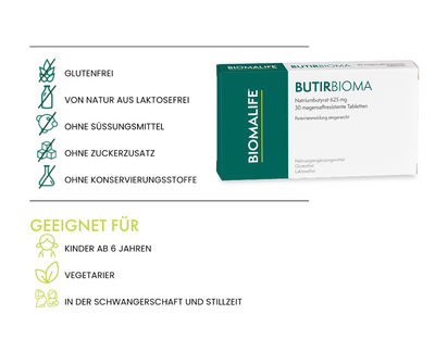 BUTIRBIOMA - Natriumbutyrat von BIOMALIFE bei Apotheke Zaversky