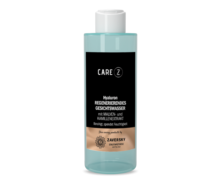Hyaluron REGENERIERENDES GESICHTSWASSER mit Malven- und Kamillenextrakt CareZ bei Apotheke Zaversky