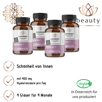 Hyaluron+ Kapseln mit Zink & Aronia – vegan & rein bei Apotheke Zaversky