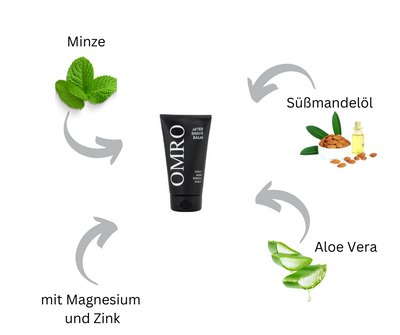 After Shave Balm - OMRO - stark kühlender Effekt nach der Rasur bei Apotheke Zaversky