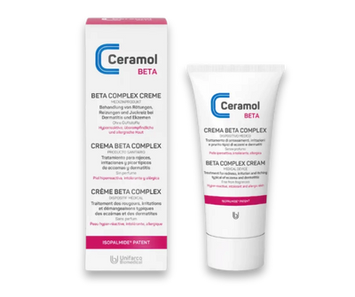 Beta Complex Creme - Ceramol - Behandlung mit entzündungshemmender Wirkung bei Ekzemen/Dermatitis und verschiedenartigen Reizungen und Entzündungen