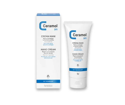 Handcreme - Ceramol - Lindernde und regenerierende Handcreme, zieht schnell ein
