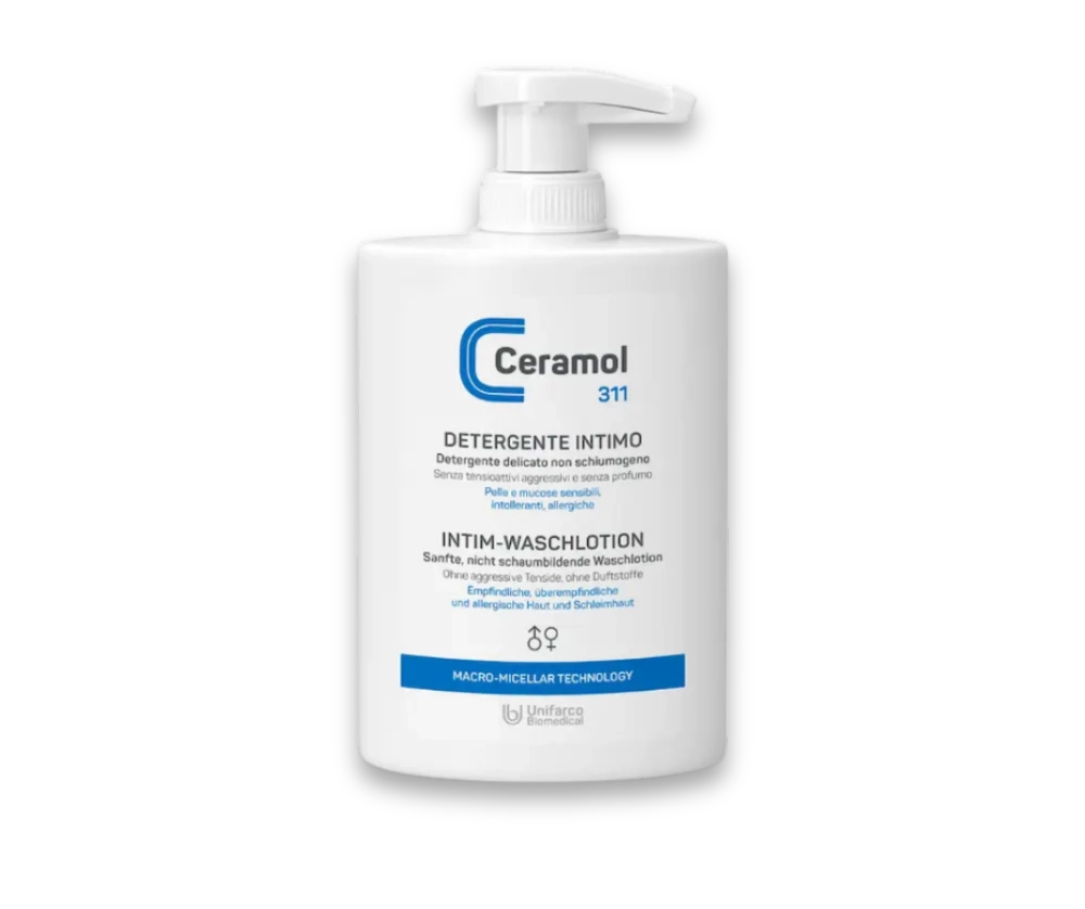 Intim-Waschlotion - Ceramol - sanfte, nicht schaumbildende Waschlotion