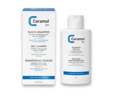 Dusch-Shampoo - Ceramol - Für die sanfte Reinigung von Haut und Kopfhaut