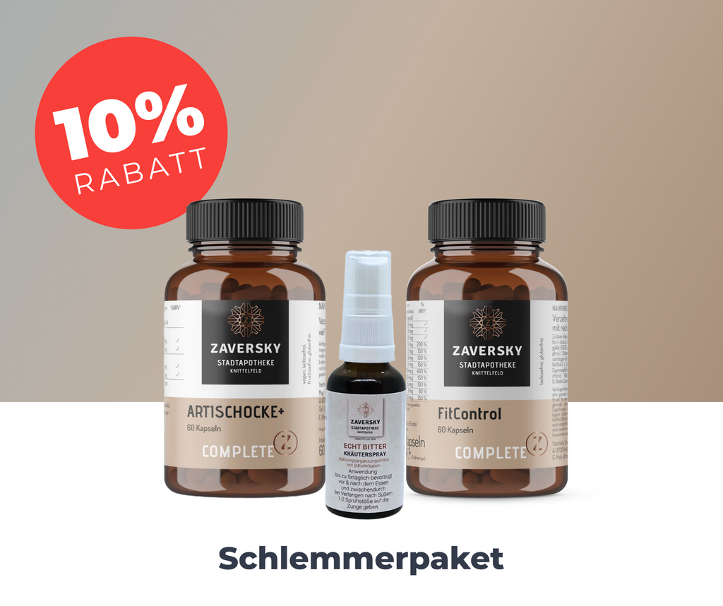 Schlemmerpaket - FitControl, Artischocke, Echt Bitterkräuterspray