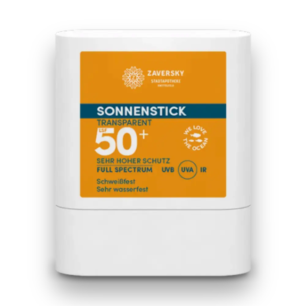 Sonnenstick - LSF 50 - sehr hoher Schutz, farblos, sehr wasserfest, für empfindliche Hautpartien