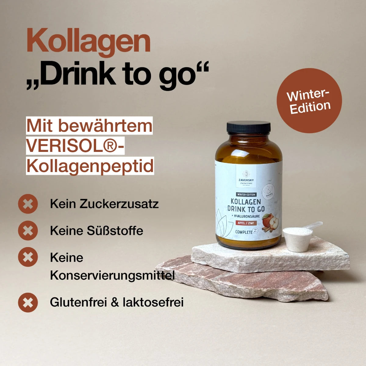 WINTER EDITION Apfel/Zimt - Gratisprodukt Frohe Weihnachten bei Apotheke Zaversky