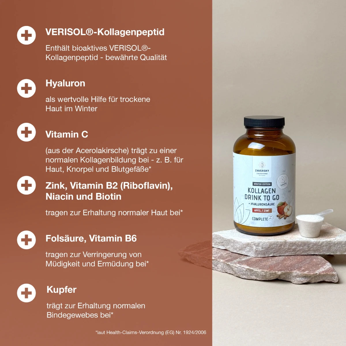 WINTER EDITION Apfel/Zimt - Gratisprodukt Frohe Weihnachten bei Apotheke Zaversky