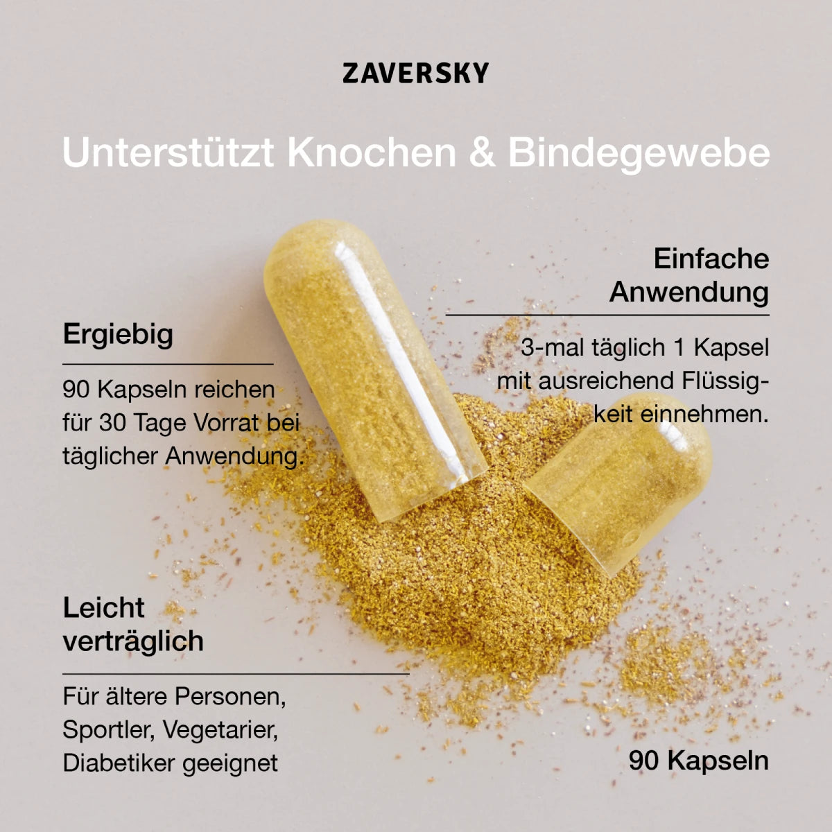 Arthrowell – Vegane Gelenk-Kapseln mit Glucosamin, Chondroitin & Vitamin C, 90 Stück bei Apotheke Zaversky