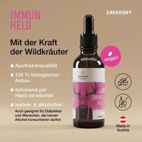 ZAVERSKY IMMUNHELD CompleteZ – Natürliches Kraftpaket für ein starkes Immunsystem bei Apotheke Zaversky
