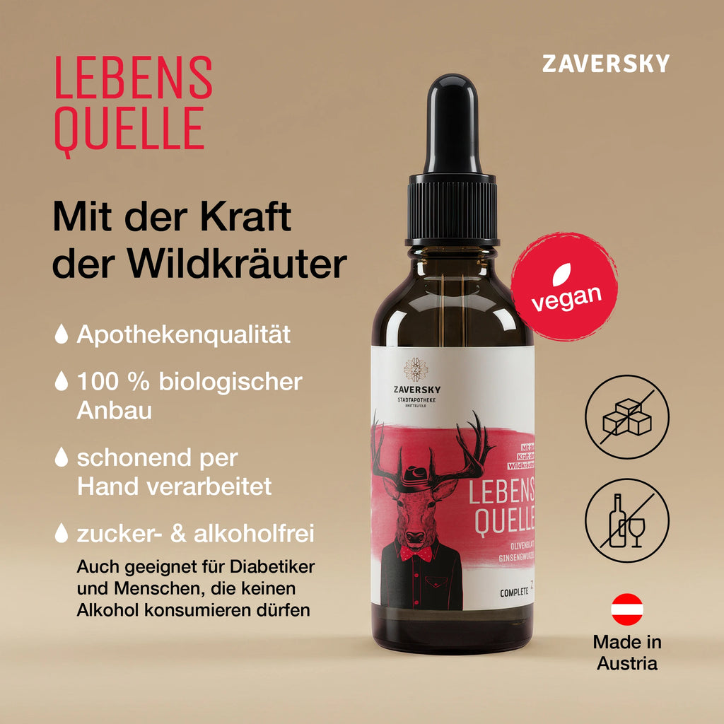 ZAVERSKY LEBENSQUELLE CompleteZ – Mehr Lebenskraft und Vitalität bei Apotheke Zaversky