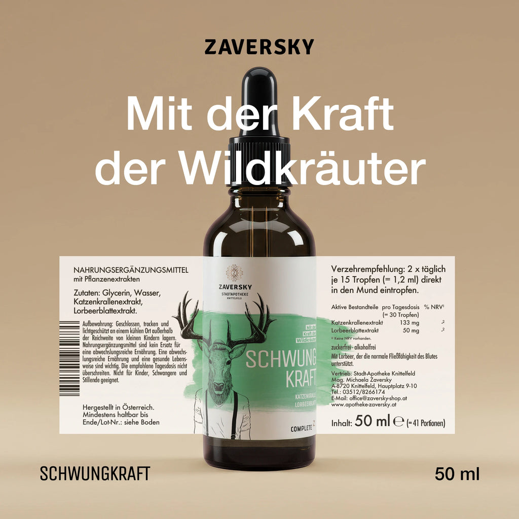 ZAVERSKY SCHWUNGKRAFT CompleteZ – Für mehr körperliches Wohlgefühl bei Apotheke Zaversky