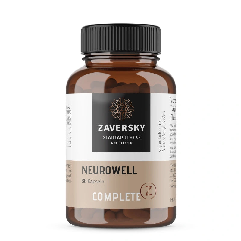 Neurowell Kapseln - der Nervenkomplex mit Citicolin & PEA bei Apotheke Zaversky