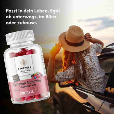 Kollagen GummieZ + Hyaluron & Vitamin C bei Apotheke Zaversky