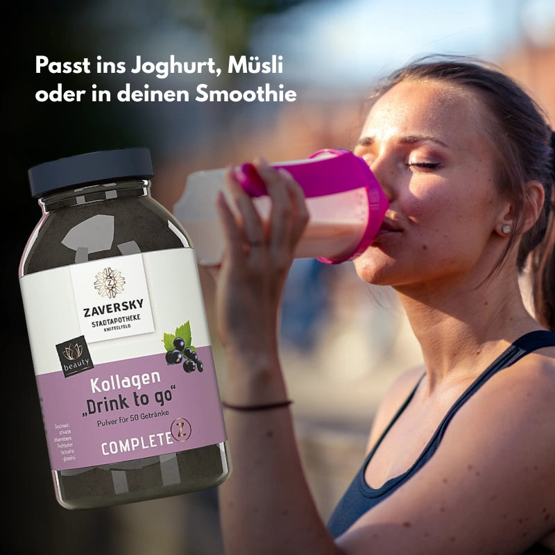 Kollagen mit Johannisbeerfruchtpulver - täglich einfach genießen bei Apotheke Zaversky