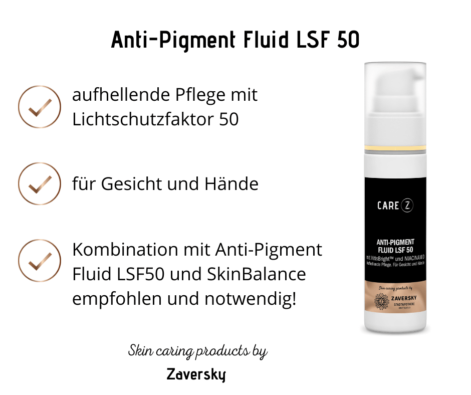 Anti - Pigment Fluid LSF50 mit VitisBrightTM und Niacinamid für Gesicht und Hände - 1 Packung - Kosmetika - Apotheke Zaversky