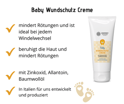 Baby Wundschutz Creme - schützt und beruhigt - Kosmetika - Apotheke Zaversky