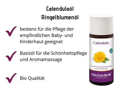 Calendulaöl / Ringelblumenöl Basisöl für Schönheitspflege und Aromamassage - Hausapotheke - Apotheke Zaversky