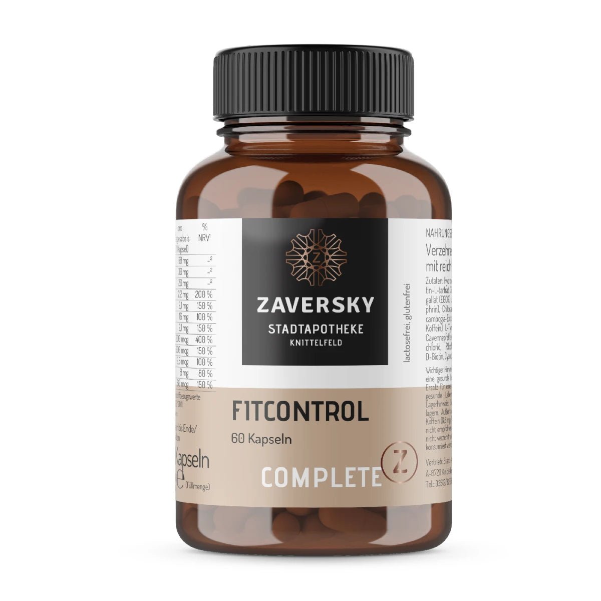 FitControl CompleteZ - Dein Frühlingsboost für Stoffwechsel, Energie & Leichtigkeit - Nahrungsergänzung - Apotheke Zaversky
