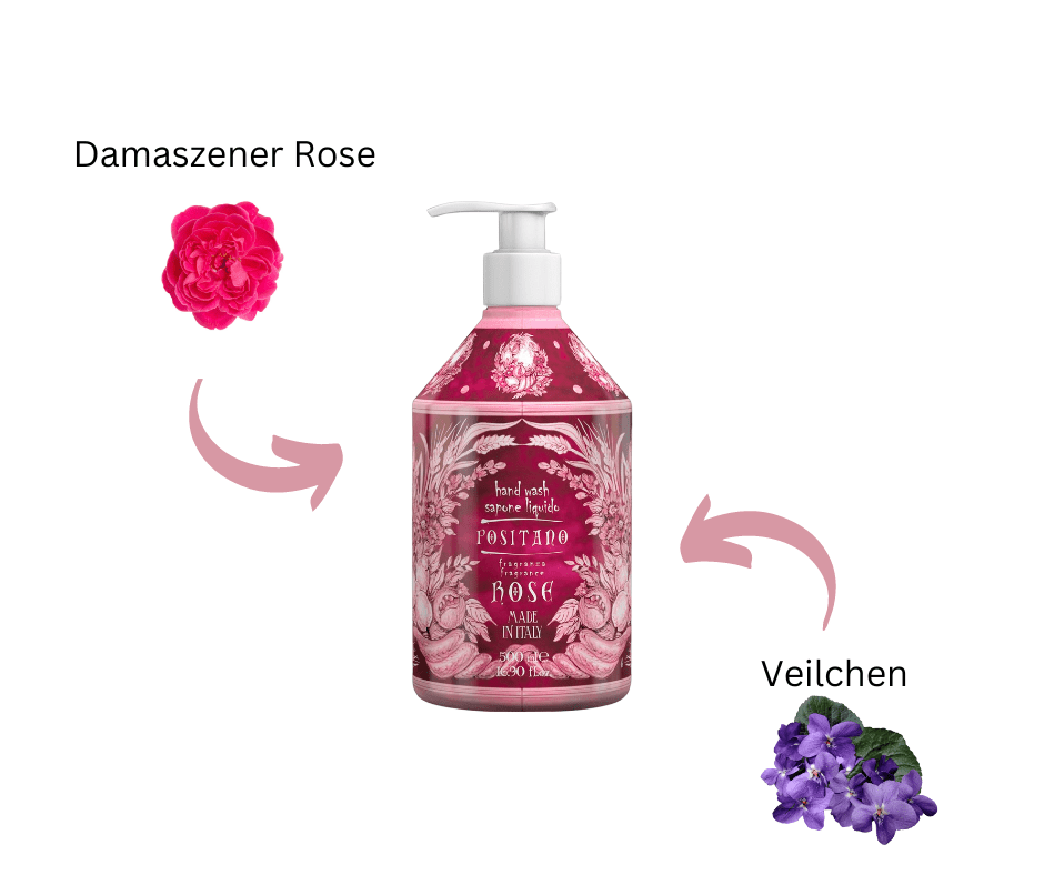 flüssige Handseife - Rose Positano, Rudy - Kosmetika - Apotheke Zaversky