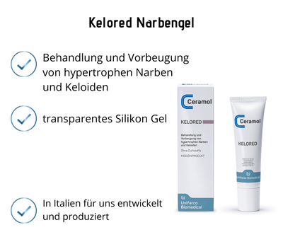 Kelored - Ceramol - Behandlung und Vorbeugung von Narben - Kosmetika - Apotheke Zaversky
