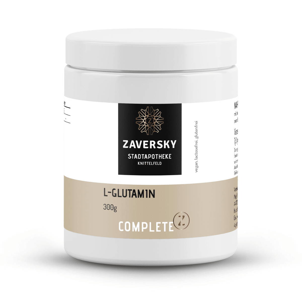 L - Glutamin Pulver - Nahrungsergänzung - Apotheke Zaversky