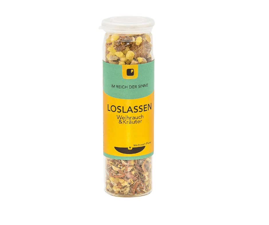 Loslassen - Weihrauch mit Kräutern, erleichtert Gewohnheiten hinter sich zu lassen - Hausapotheke - Apotheke Zaversky