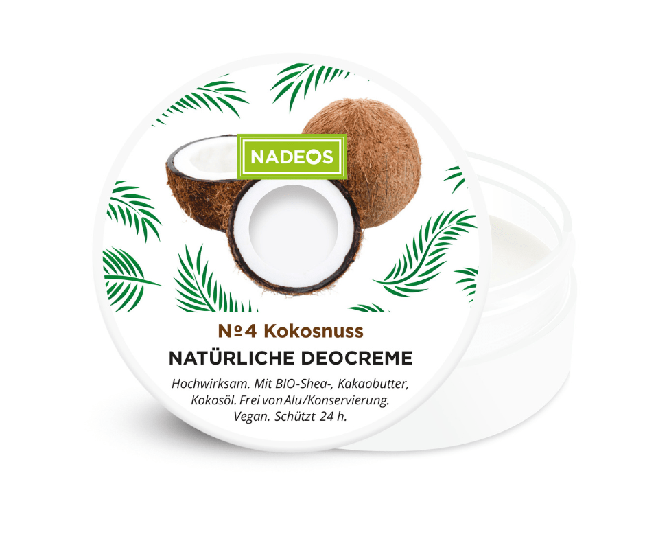 Natürliche Deocreme - NADEOS - Kokosnuss Nummer 4 - Kosmetika - Apotheke Zaversky
